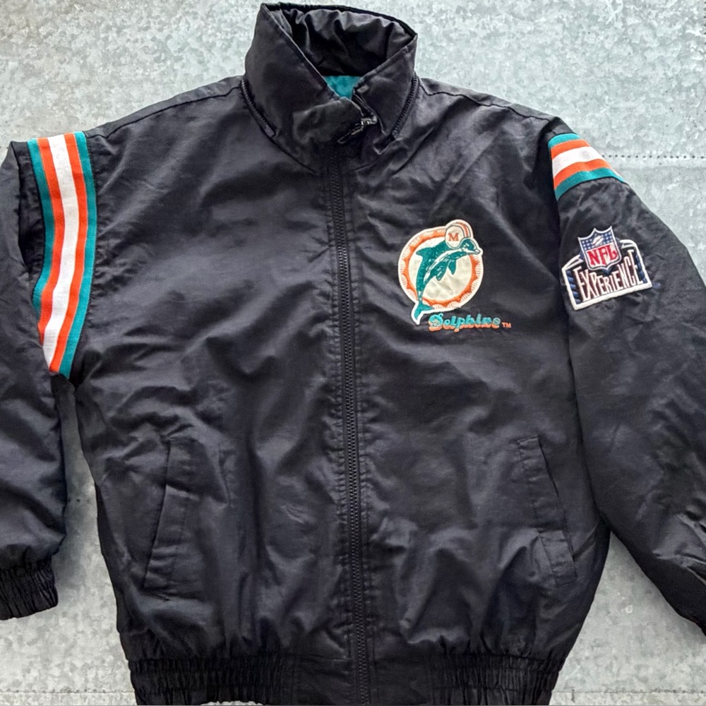 Miami Dolphins Pro Player NFL Experience Jacket, Vintage, Size Medium